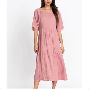 Johnny Was Calme Dusty Pink Dress Size XL